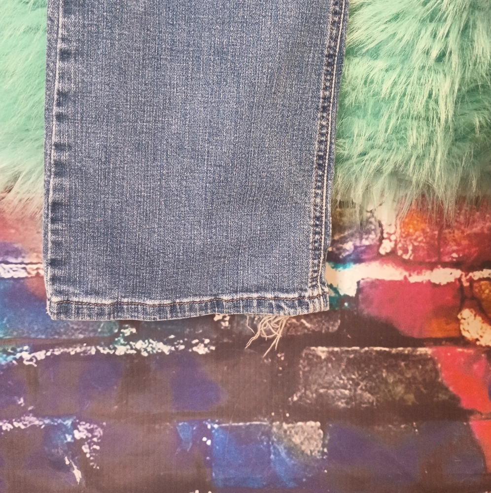 Levi's Blue Slender Bootcut 526 Jean Size 10 M - Picture 9 of 16